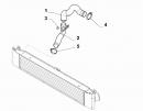 Патрубок интеркулера правый (шланг "резиновая часть")