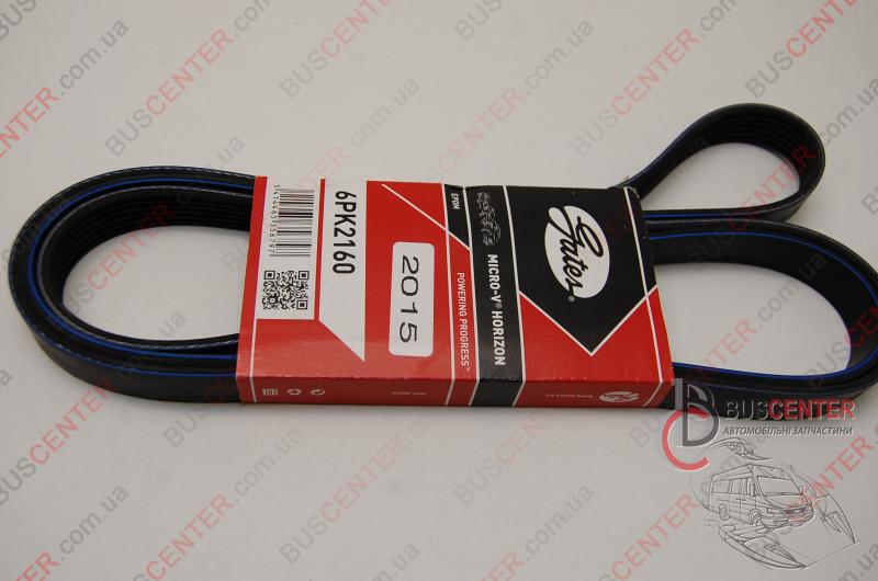 Фотография запчасти Ремень ручейковый 6 PK 2160 (AC)