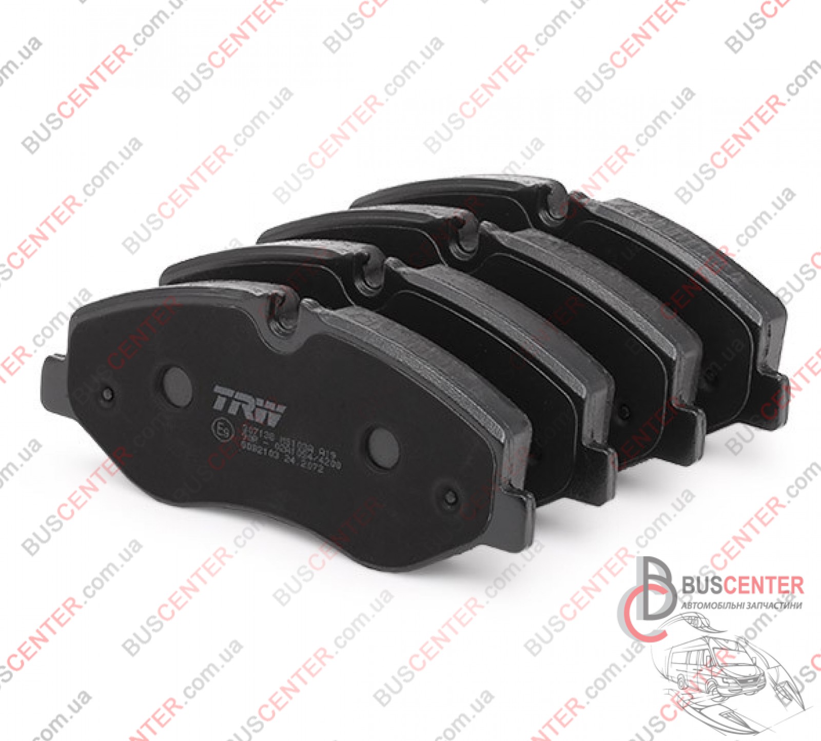 Фотографія запчастини Тормозные колодки передние (114-119CDI BREMBO)