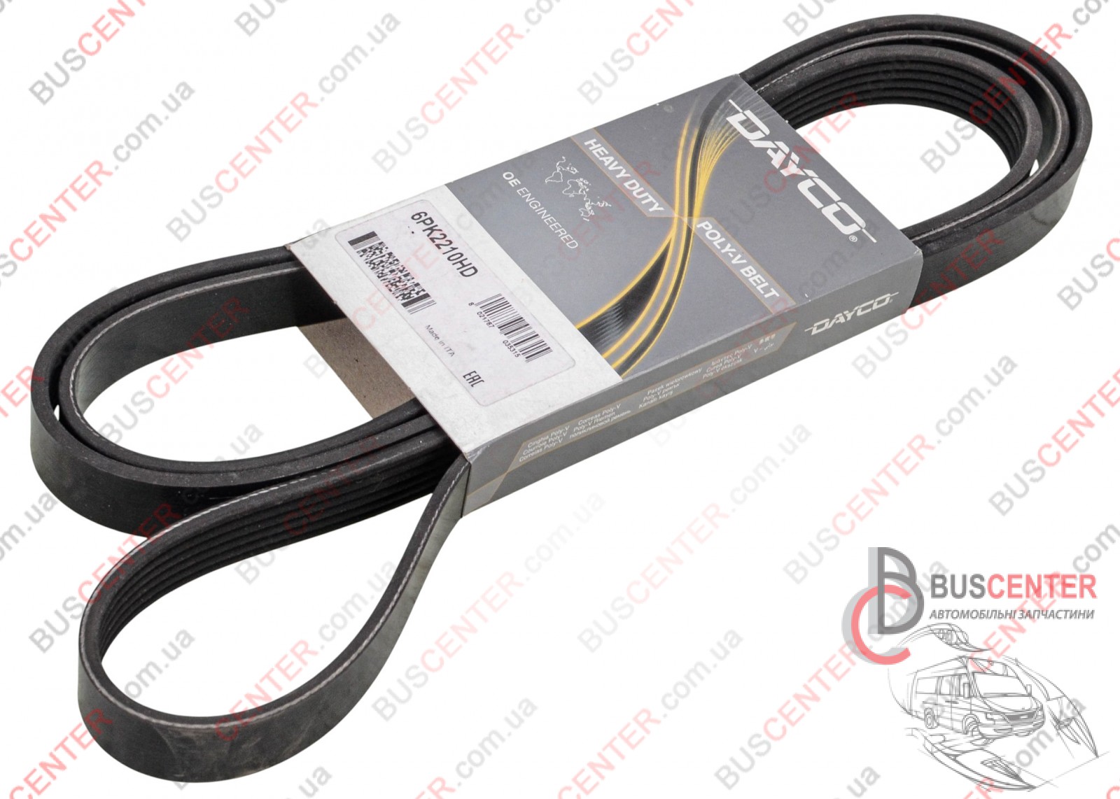 Фотографія запчастини  Ремінь струмковий 6 PK 2210 ( OM651)