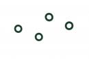 Уплотнительное кольцо обратки форсунки Common Rail ("- фитинга/ трубки обратки" резиновое кольцо, сальник, манжет, прокладка, резинка - комплект 4 шт)
