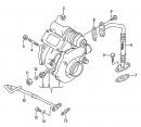 Трубка масляная турбины (AUDI 100 S4 A6 C4 A4 Volvo V70 / S70 2.5TDI)