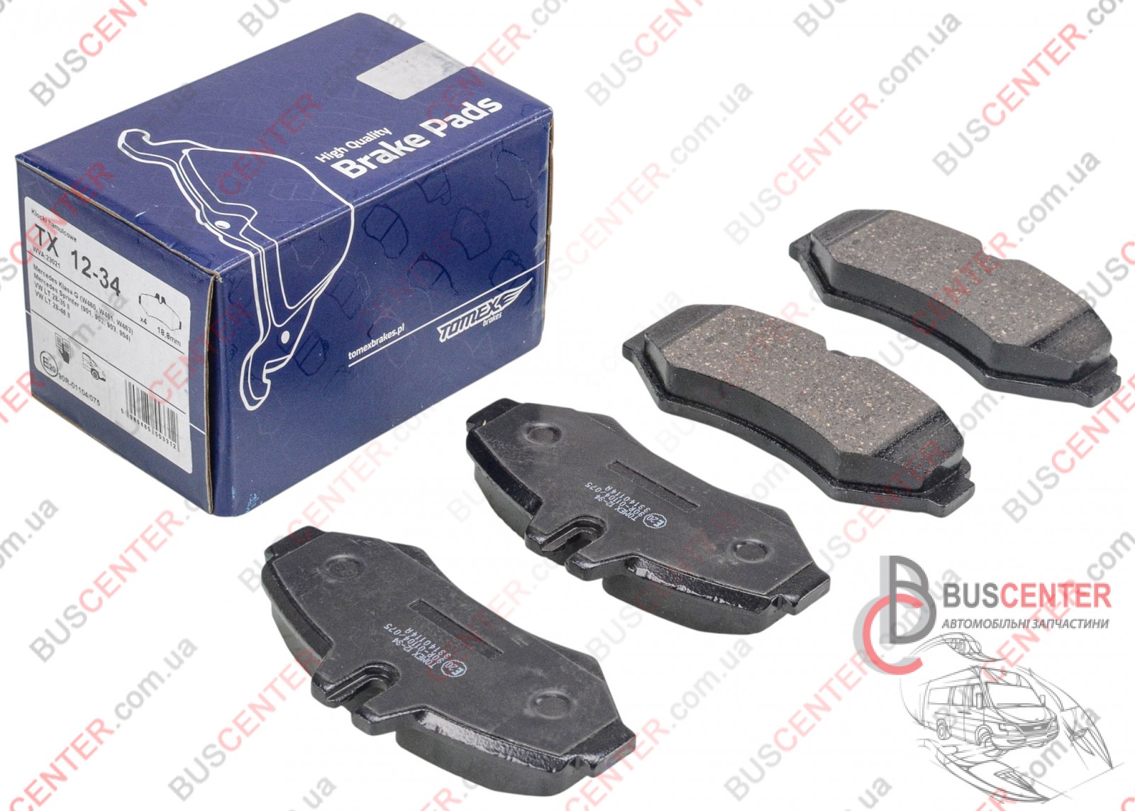 Фотография запчасти Тормозные колодки задние