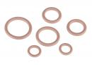 Комплект уплотнительных колец компрессора кондиционера ("трубки кондиционера" сальники, прокладка, шайба, уплотнение - 6 шт)
