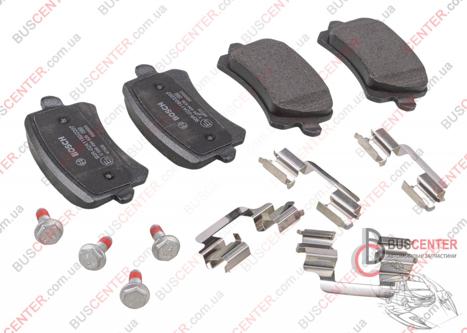 Фотографія запчастини Тормозные колодки задние (дисковые тормоза)