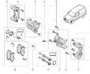 Тормозные колодки передние 4x4