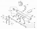  Датчик тиску палива Common Rail планка