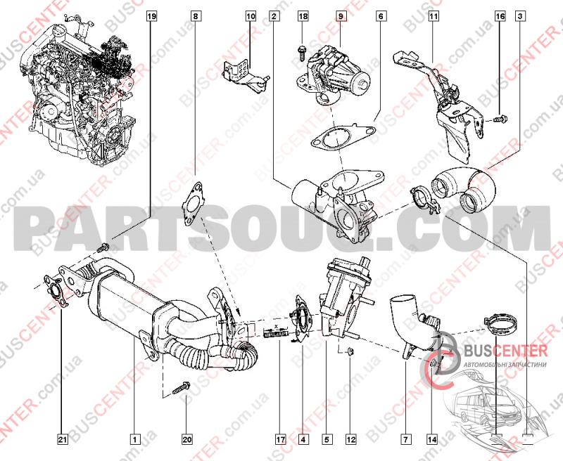 Фотографія запчастини  Прокладка дросельної заслінки