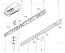 Фотографія запчастини  Молдинг правої бічної частини