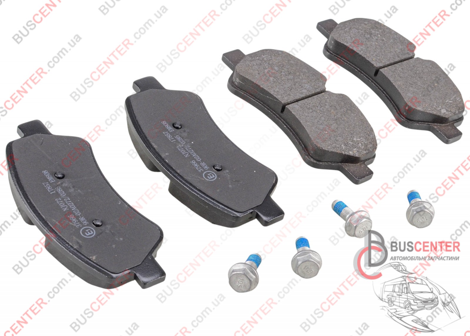 Фотография запчасти Тормозные колодки задние (дисковые тормоза RWD)