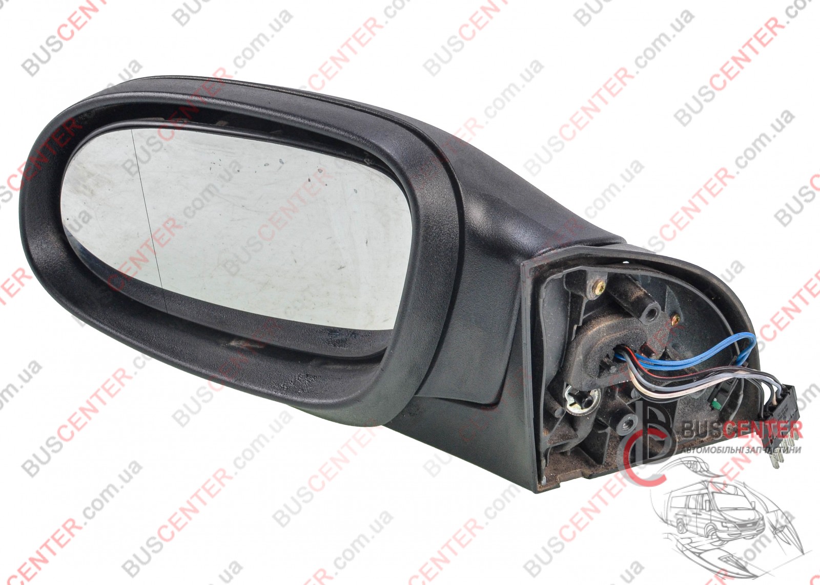 Фотографія запчастини  Дзеркало заднього виду ліве електричне ( Mercedes A class W168, 170, 02-04 (Depo), 5 пінів)