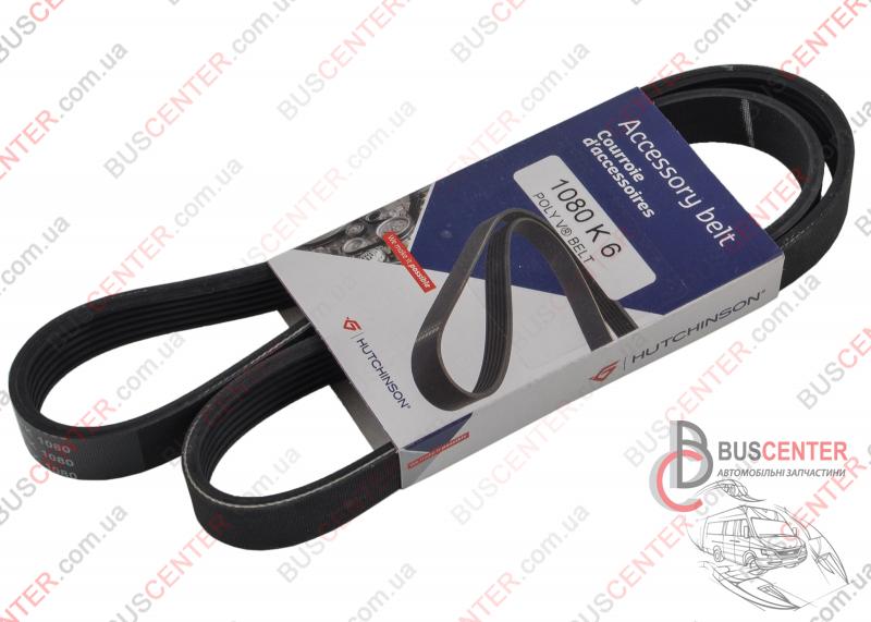 Фотографія запчастини  Ремінь струмковий 6 PK 1080