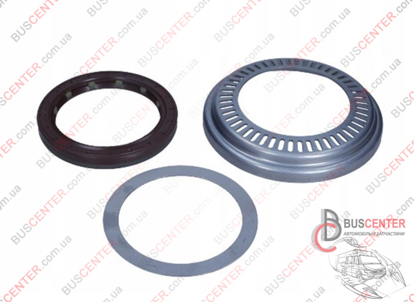 Фотография запчасти Кольцо ABS заднее (шайба с отверстием, сеточка; двокатковий, венец)